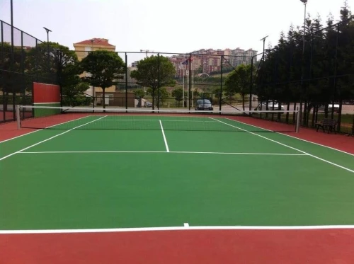 Revêtement terrain de sport et salle en sols sportifs gomme synthétique acrylique epdm tapis 