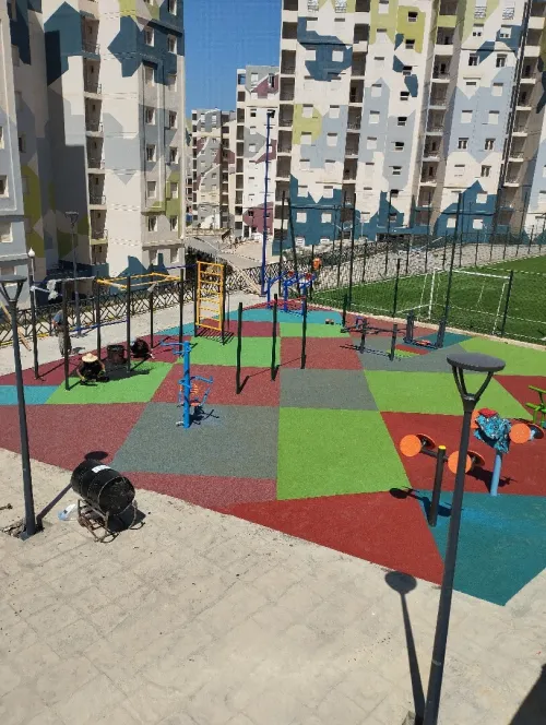 Revêtements Terrain de sport gomme synthétique acrylique epdm salle de sport 