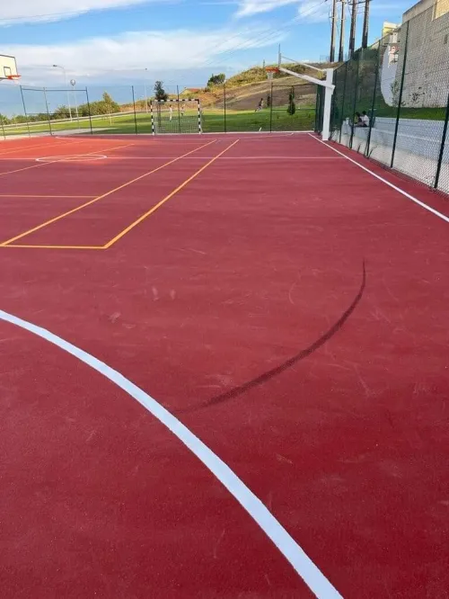 Gazon synthétique, acrylique epdm gomme 6