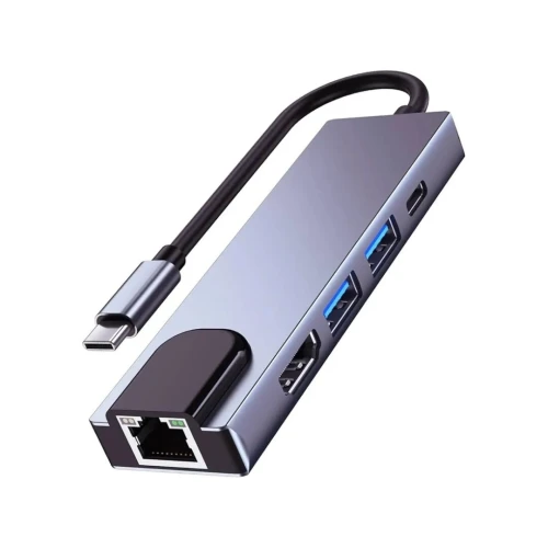 TYPE-C To HDTV 5 In 1 Adapter