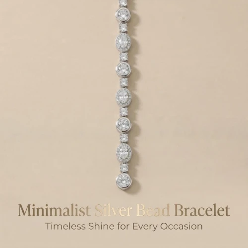 Silver Bead Bracelet