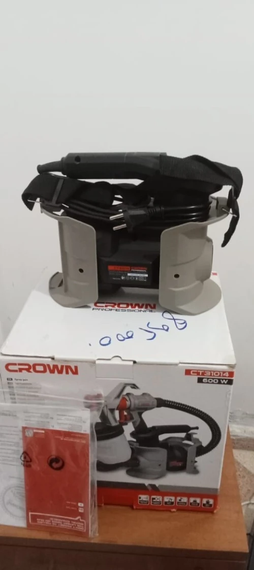 COMPRESSEUR POUR PISTOLET PEINTURE CROWN CT31014 600W