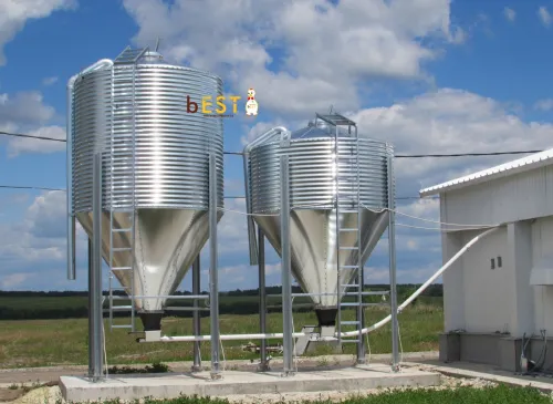 Silos en acier galvanisé de BEST de 2,7 à 48 tonnes.