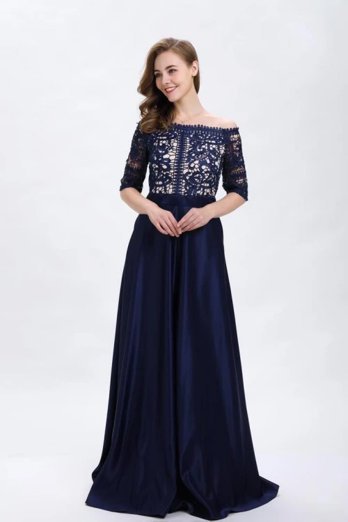 Robe soirée satin ( Gros) 