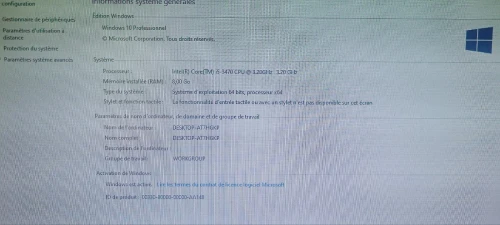 PC SMI GAMER RX 550 I5 3470 RAM 8 HDD 500 GB SSD 128 GB 