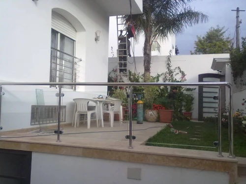 Garde corps et rampe d'escalier 
