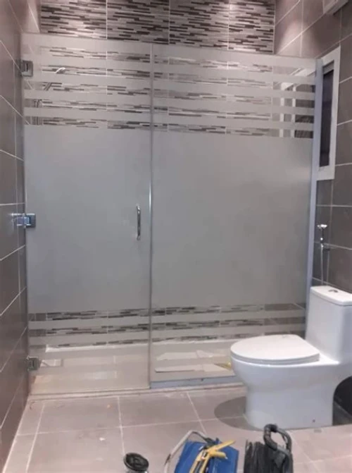 Cloison verre et aluminium 