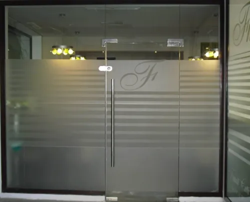 Façade en verre