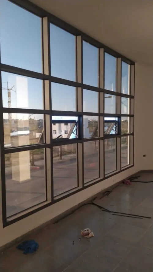 Façade en verre