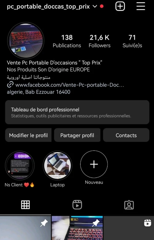 LAPTOP TOP PRIX BIENVENUE 