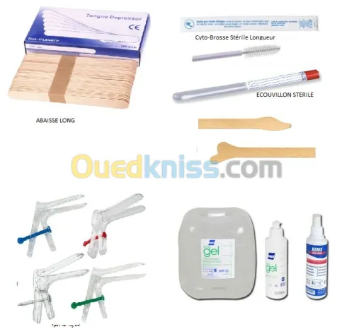 Cytobrush, Spatule d'Ayre, Cytofixateur,Écouvillon standard sec stérile