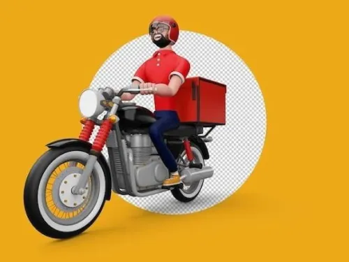 Livreur moto