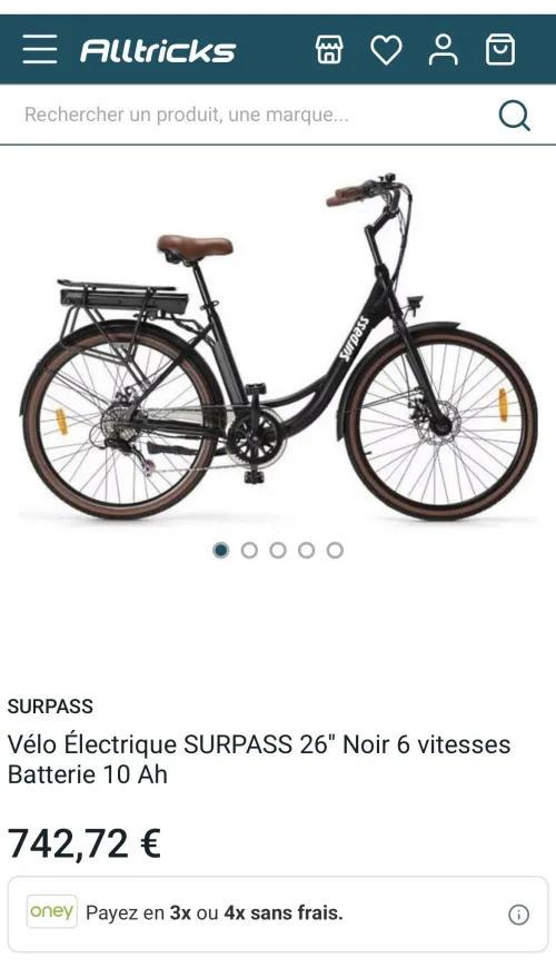 Vélo électrique neuf surpass