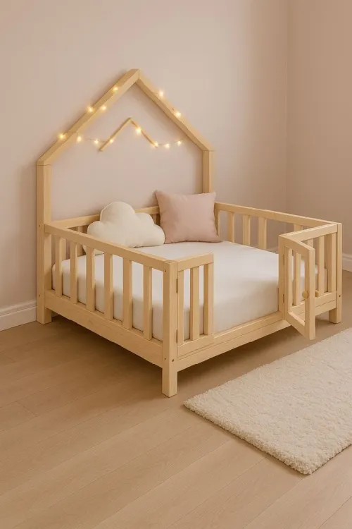 Lit cabane bébé et enfant et adulte 190/90