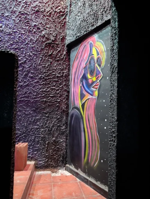الرسم على الجدران dessin sur le mur
