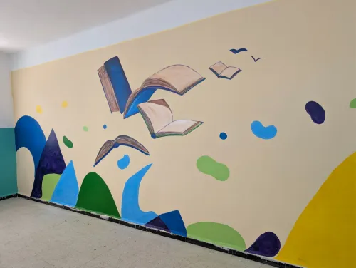 الرسم على الجدران dessin sur le mur