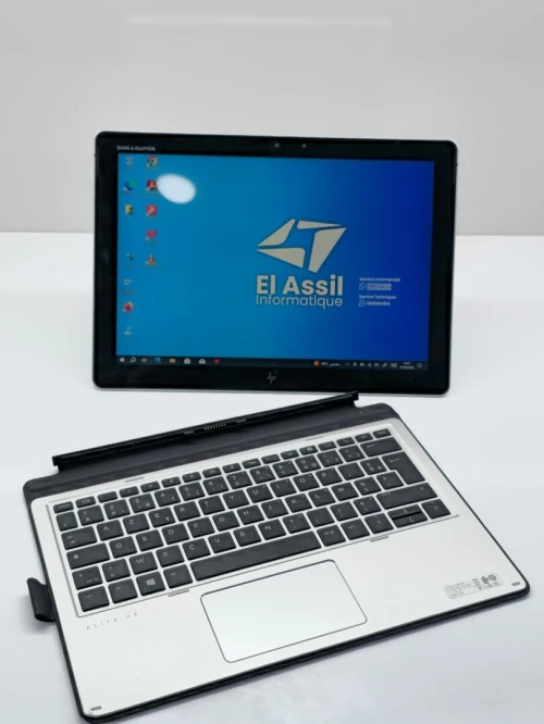 LAPTOP HP ELITE X2 1012 G2  I5-7200U 8G 256SSD 12.3' 2K+ CLAVIER DETACHABLEB