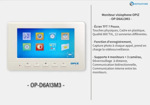 Visiophone multi-appartements D7 