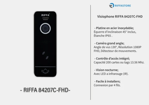 Kit Visiophone FHD 7" Pouce connecté