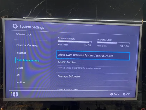 Nintendo Switch V2 Flashé 256 Go