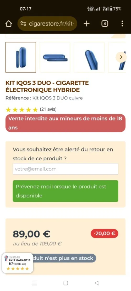 Chicha IQOS 3 DUO Refreshed