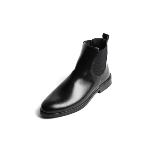 Bottes en cuir chelsea 