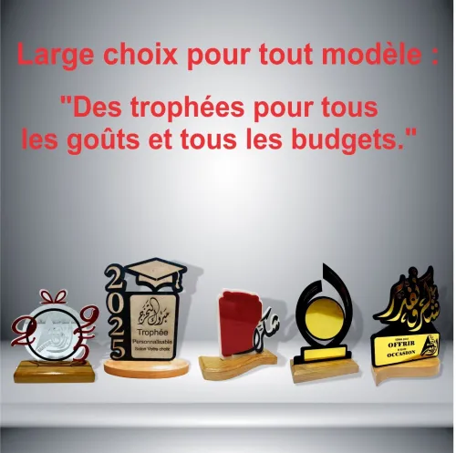decoupe laser et fraisage (CNC) Trophée pour toutes occasions 