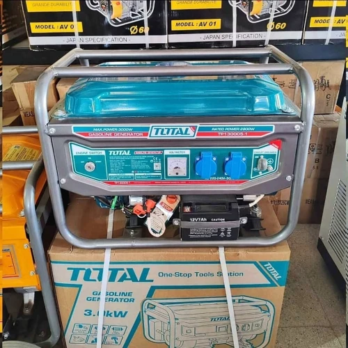 Groupe Électrogène 3.0KVA 3000W Avec Démarreur - TOTAL