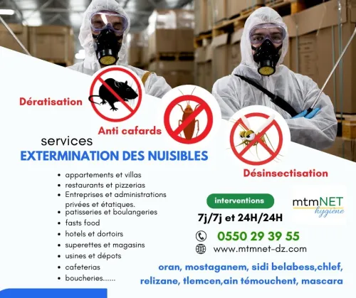 Entreprise de dératisation à relizane et ses environs 