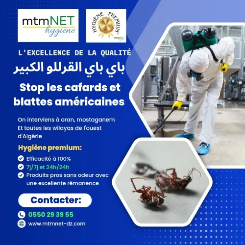 القضاء على القرللو و الحشرات و الفئران في المقاهي،المطاعم، بيتزا و فاستفود،مخابز،حلويات و الجزارين..