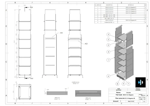 Conception mécanique 3D sur SOLIDWORKS
