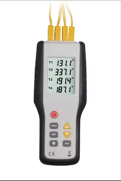  Thermocouple  4 canaux industriel température test thermocouple sonde capteur-200C -- 1372C