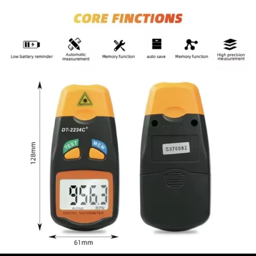 Tachymètre Laser numérique Diagnostic moteur 