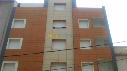Travaux de Façade ventilé (mu rideau, alucobond, terre cuite, céramique, WPC ..) 