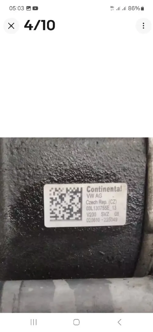 POMPE HP 1.6 TDI 03L130755E.03L130755AH.03L130755AL.:POLO GOLF PASSAT AUDI LEON
