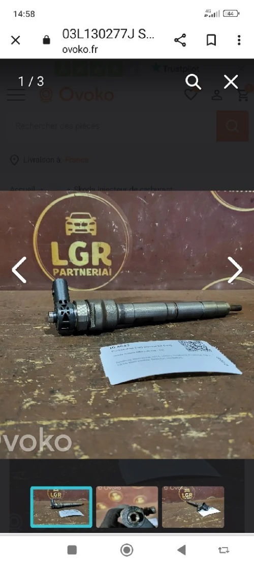 INJECTEUR  PASSAT GOLF 03L130277J