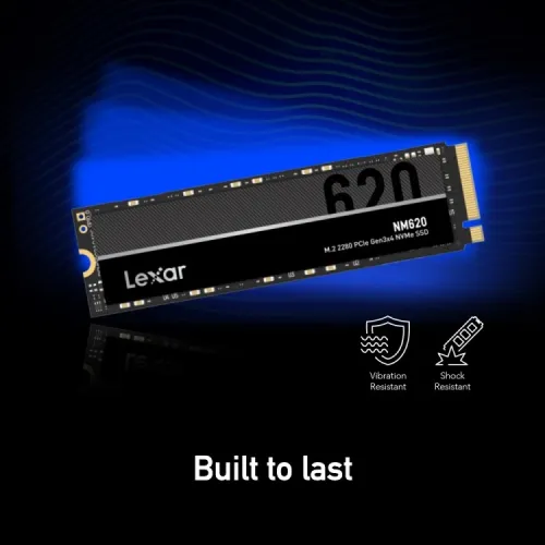 Disque SSD NVMe M.2 Lexar NM620 1TB PCIe Gen3x4 3500mb/s