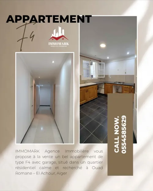 Vente Appartement F4 Alger El achour