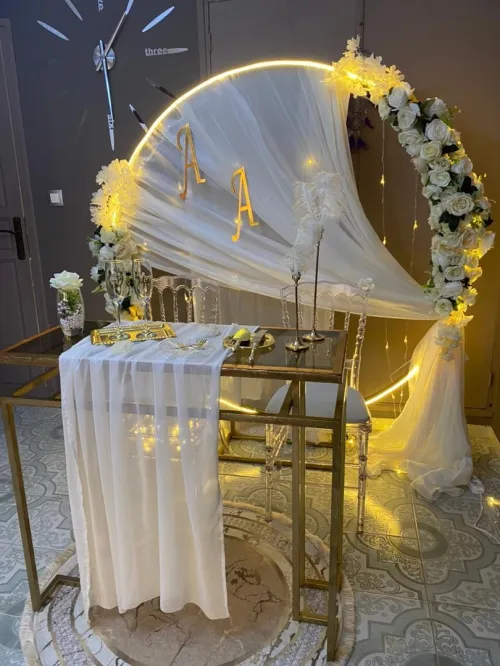 Location de matériels de décorations (mariages anniversaires fiançailles Saint-Valentin)