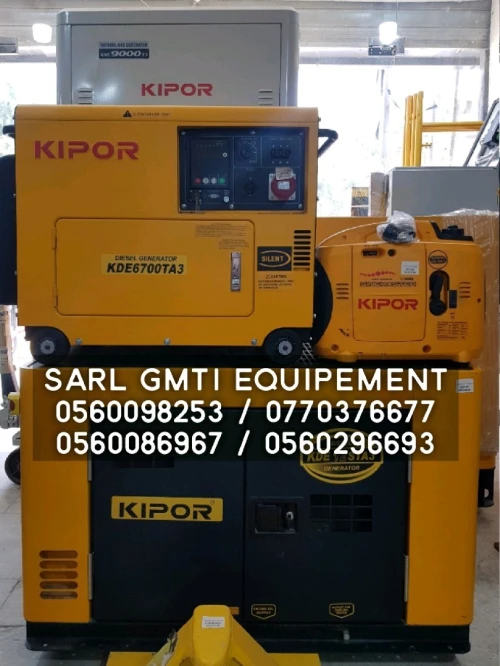 Groupe a gaz , groupe kipor 5 kva , groupe silencieux,  groupe electrogene 