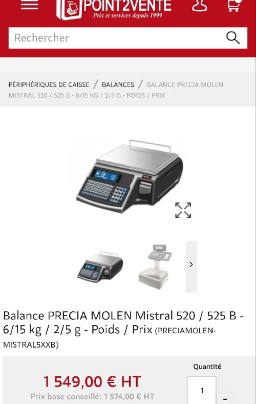 Balance électronique 