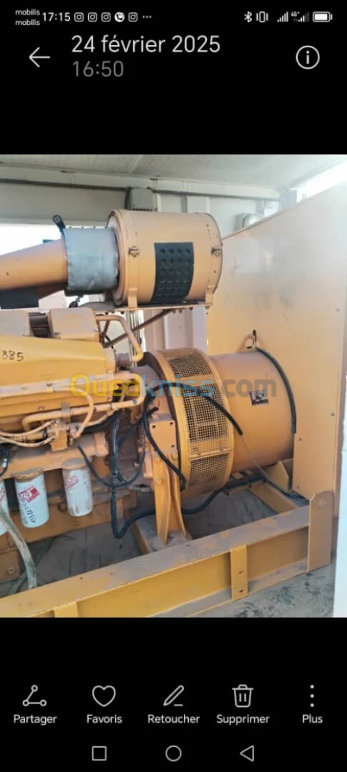 مولد كهربائي من نوع Cummins 920 kva 