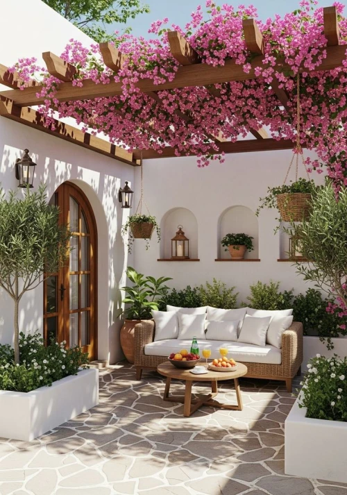 Aménagement intérieur extérieur terrasse jardin espace public espace détente loisirs