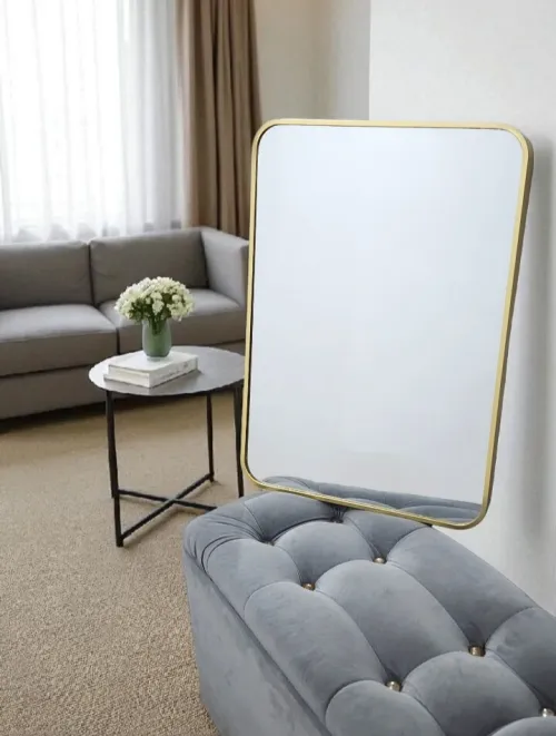 Miroir Mural Élégant avec Cadre Doré