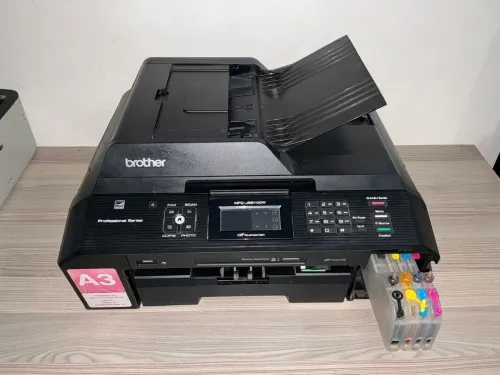 Imprimante Brother MFC-J5910DW A3 WiFi  Bon état  avec Cartouches rechargeables et Bouteilles d'Encre