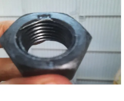 Écrous DIN 934 Black et ZINC