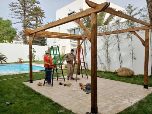 pergola et tinda en bois