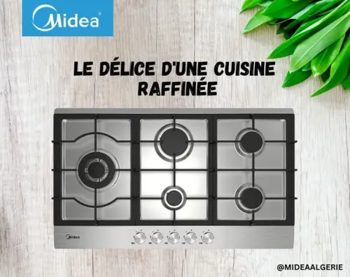 Plaque de cuisson  4 feux 5 feux 75cm 90 cm 60 cm