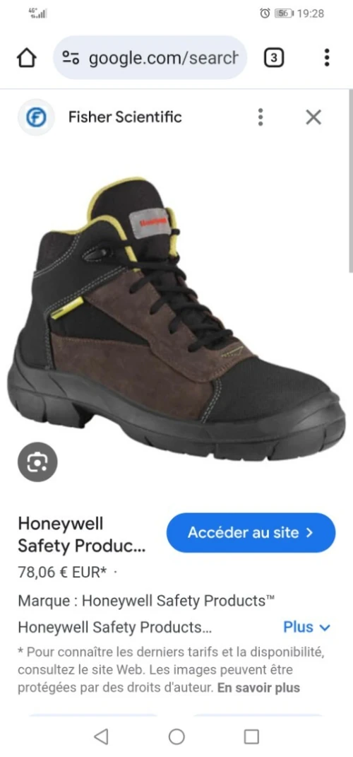 Chaussures Honeywell