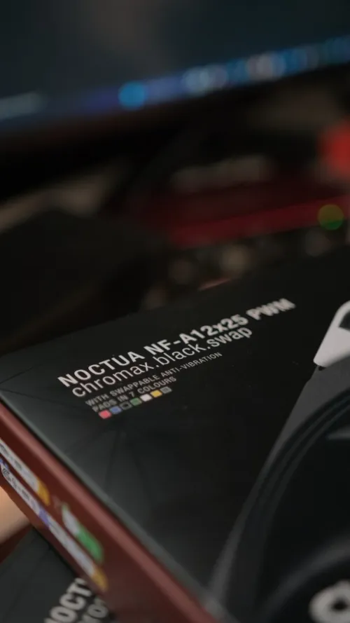 Kit de 4 ventilos Noctua NF-A12x25 G2 PWM chromax black 120mm